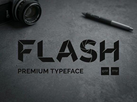 Discover Flash: A Display Typeface for Bold Branding