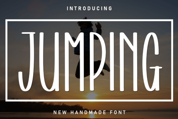 Discover the Energetic Appeal of the Jumping Font
